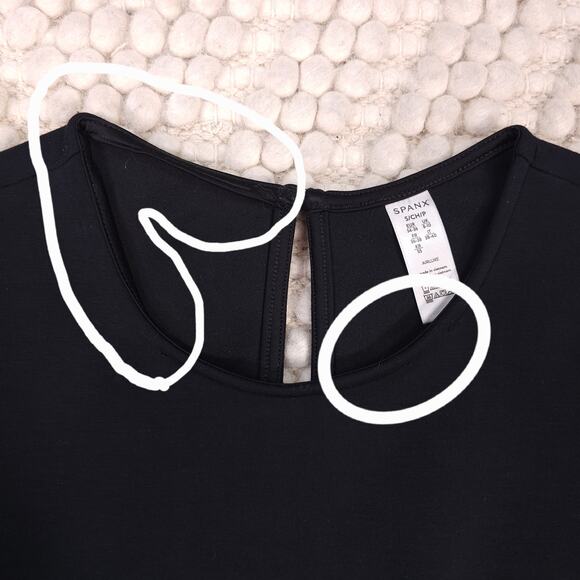 SPANX AirEssentials Sleeveless Jumpsuit Black Sz Small - Picture 6 of 9